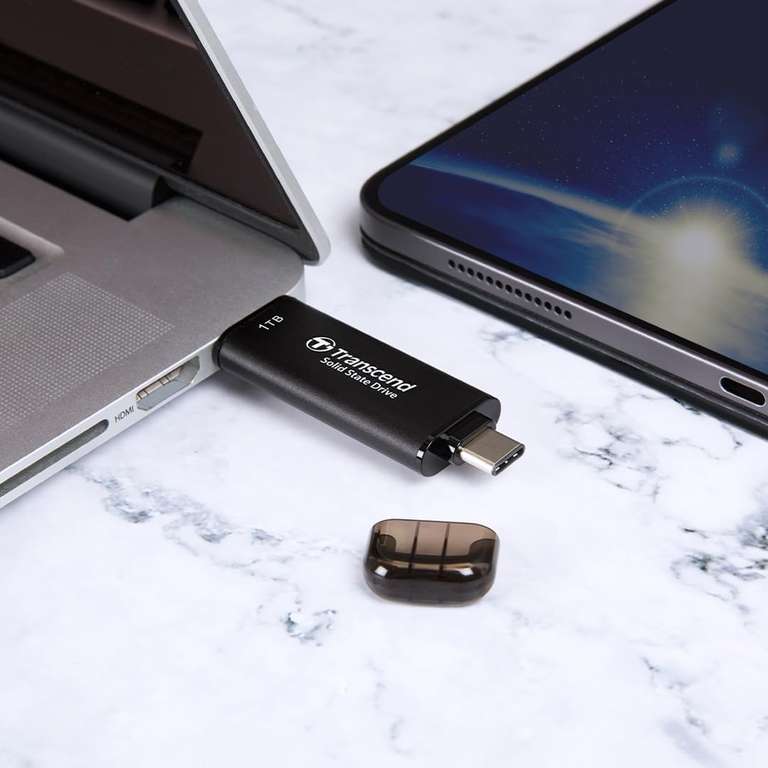 Transcend ESD310C 1TB Portable SSD USB-A en USB-C