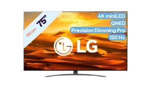 LG 75” 4K QNED miniLED TV | 75QNED916QA