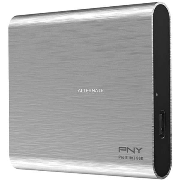 PNY Pro Elite USB 3.1 Gen2 Type-C, 500GB Portable Externe SSD