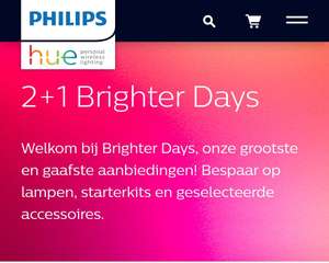 Philips Hue 2+1 actie (GU10 spots aan 15,5 euro bij aankoop van 3x3 spots)
