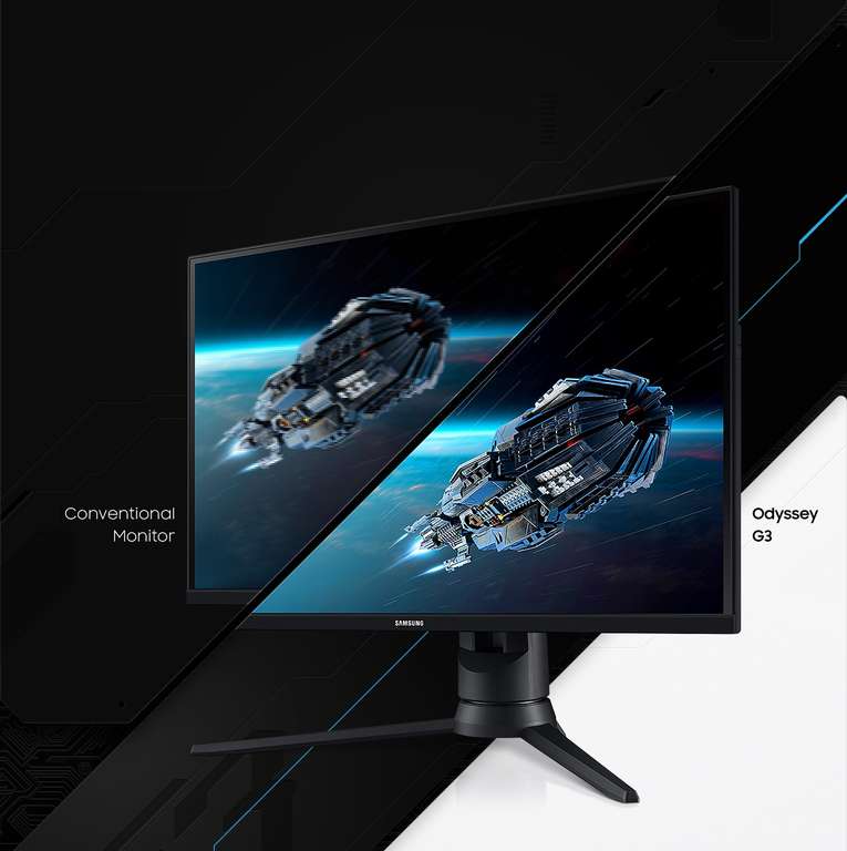 24" FHD Gaming Monitor Samsung Odyssey G3 voor €159 @ Samsung