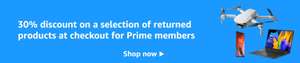 30% korting op geselecteerde Amazon Warehouse deals voor Prime leden