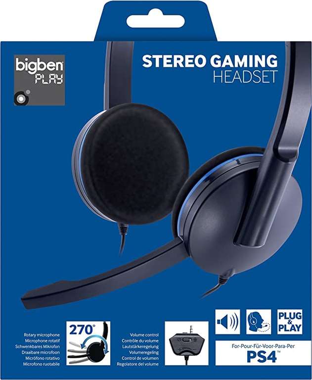 Bigben Stereo Gaming Headset PlayStation 4