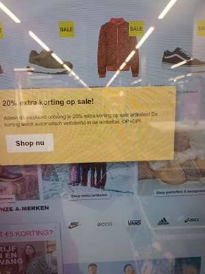 20% extra korting op sale @ Scapino