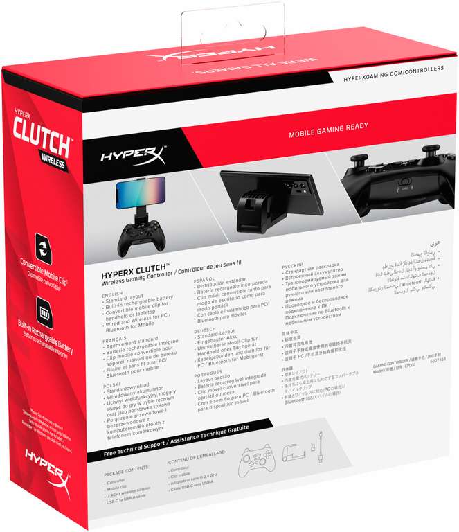 HyperX Clutch Wireless Gaming Controller voor Android