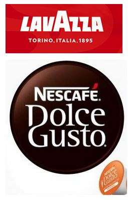Lavazza Nespresso koffiecups of Dolce Gusto koffiecapsules 50% korting @ Plus