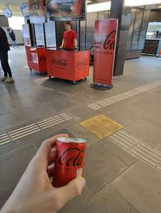 Gratis Coca cola zero bij Eindhoven centraal (met statiegeld)