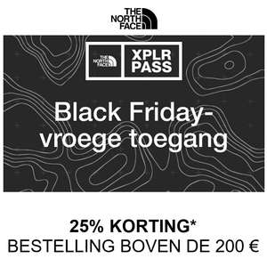 Early Black Friday: 25% korting - ook op outlet (va €200)