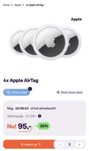 Apple Airtag 4 stucks