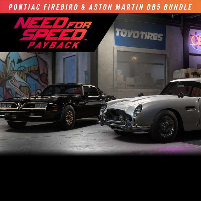 Need For Speed Payback - Pontiac Firebird & Aston Martin DB5 Superbuild Bundel - [DLC] - Gratis op PS4 / Xbox / Steam