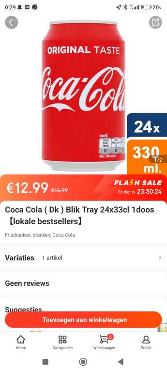 Tray Coca cola voor 7,99