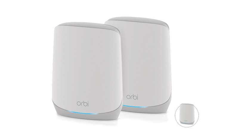 Netgear Orbi AX5400 Wifi 6 Mesh Router + Satelliet (RBK762S) voor €249 @ iBOOD