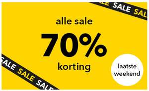 Scapino: alle sale 70% korting