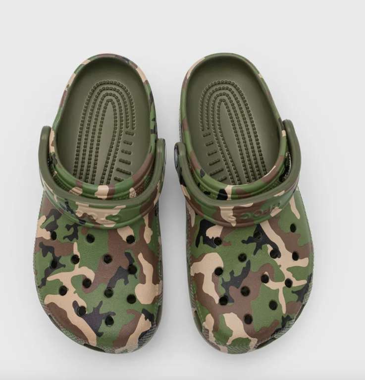 Crocs Classic onzichtbare muiltjes in camouflagekleur | maat 36 t/m 40 @ Zalando-lounge