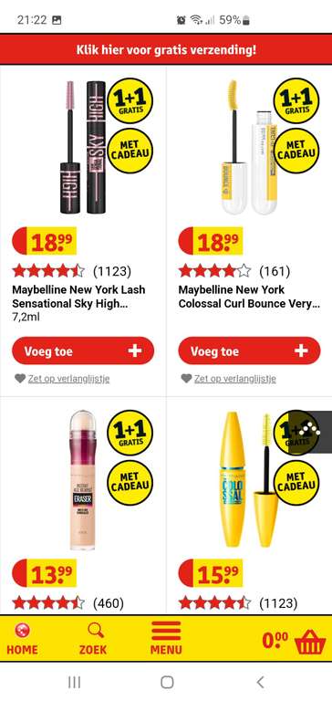 Maybelline 1+1