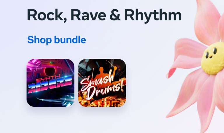 VR Bundle: Synth Riders + Smash Drums [Meta Quest Store]