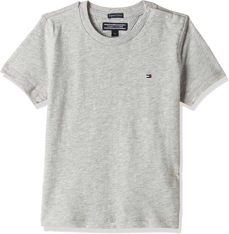 Tommy Hilfiger Essentials jongens t-shirt grijs (maat 74 t/m 176) @ Amazon.nl