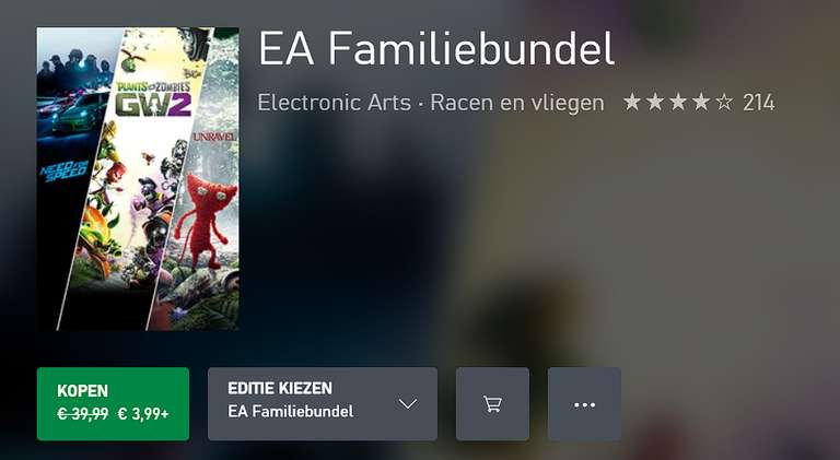 Xbox store EA Familiebundel