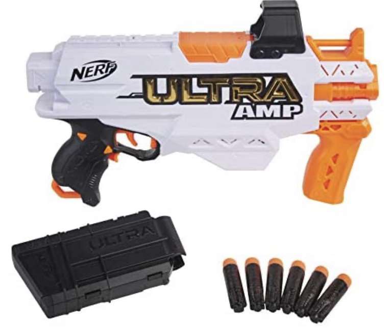 Nerf Ultra Amp-blaster, gemotoriseerd magazijn voor 6 darts