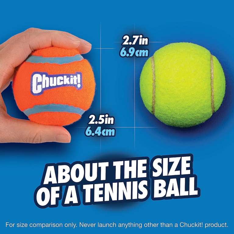 [12 stuks] Chuckit tennisballen voor honden (maat M) voor €14,95 incl. verzending @ iBOOD
