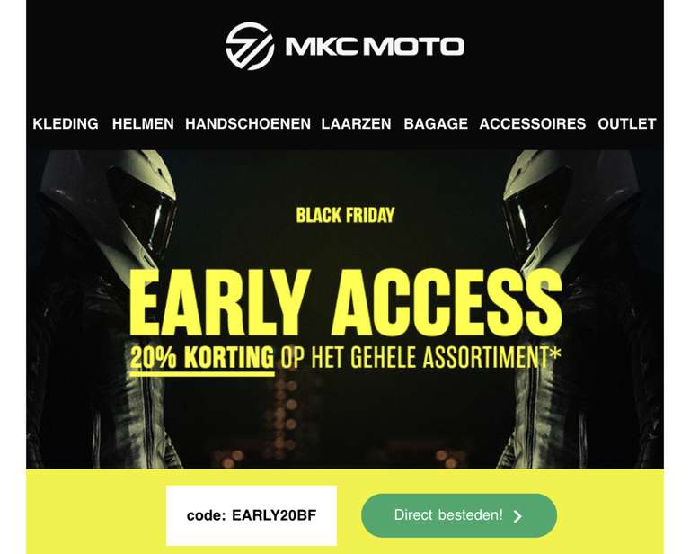 Black Friday MKC Moto