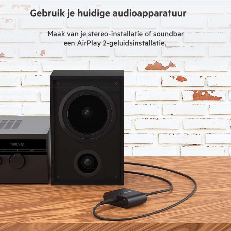 Belkin SoundForm Connect Audioadapter met AirPlay 2