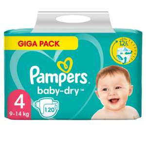 Pampers Baby Dry luiers maat 4 | 120 stuks 0.19cent st