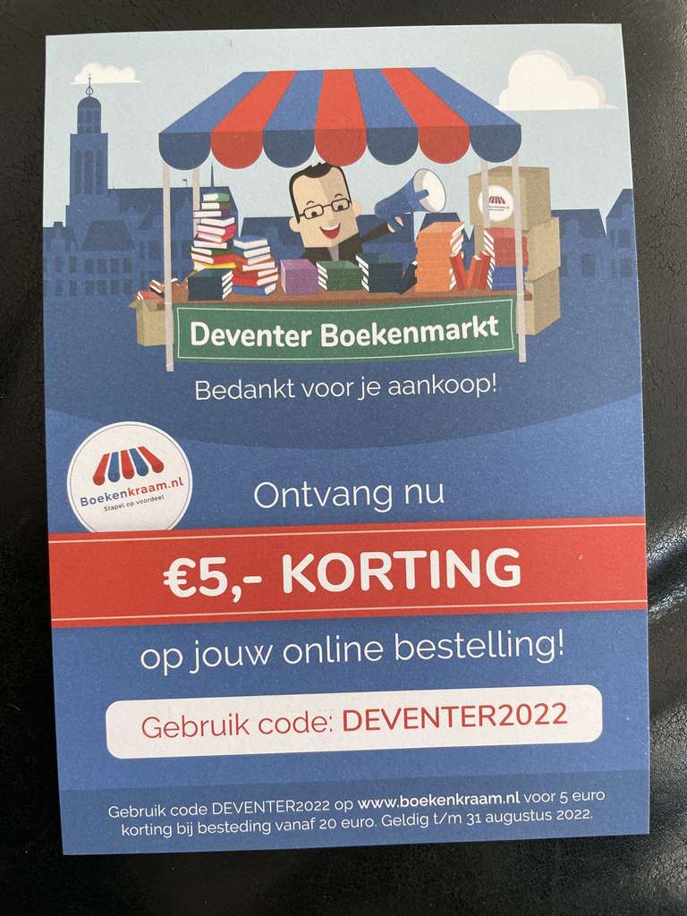 Boekenkraam.nl 5 euro korting