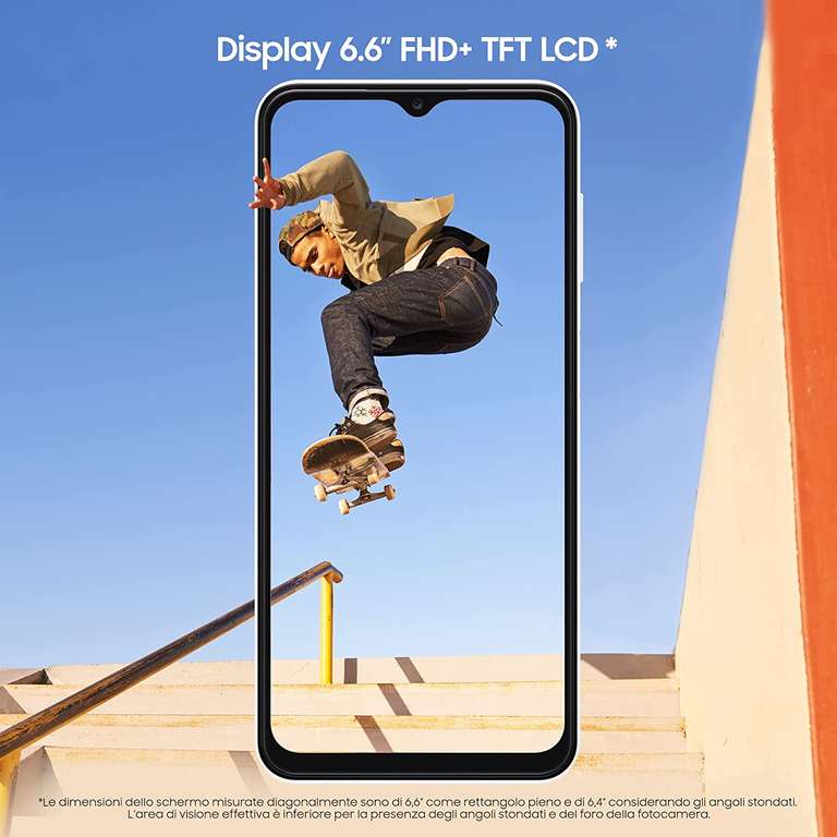 Samsung Galaxy A13 4G, 4GB intern, 32GB opslag Wit