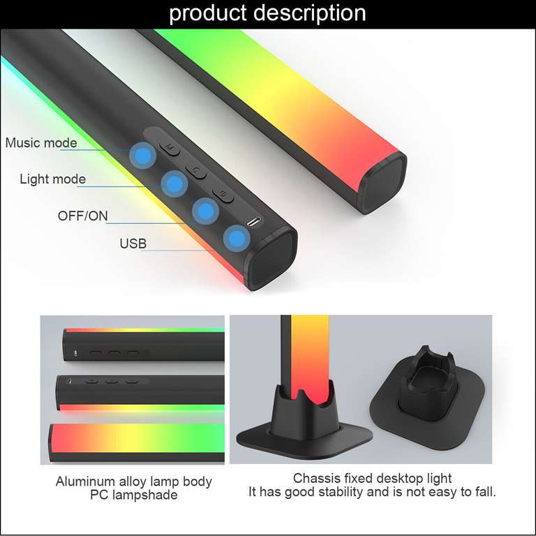 LOEFME Smart LED Light Bar RGB