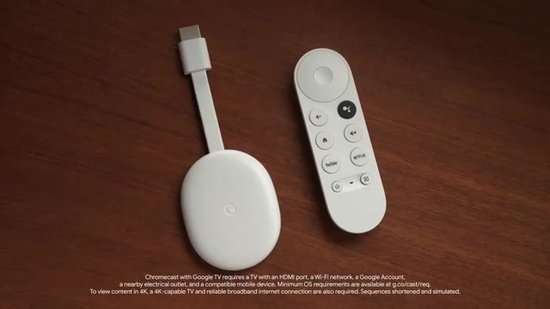 Google Chromecast met Google TV - HD - Wit €29,99 (selectkorting)
