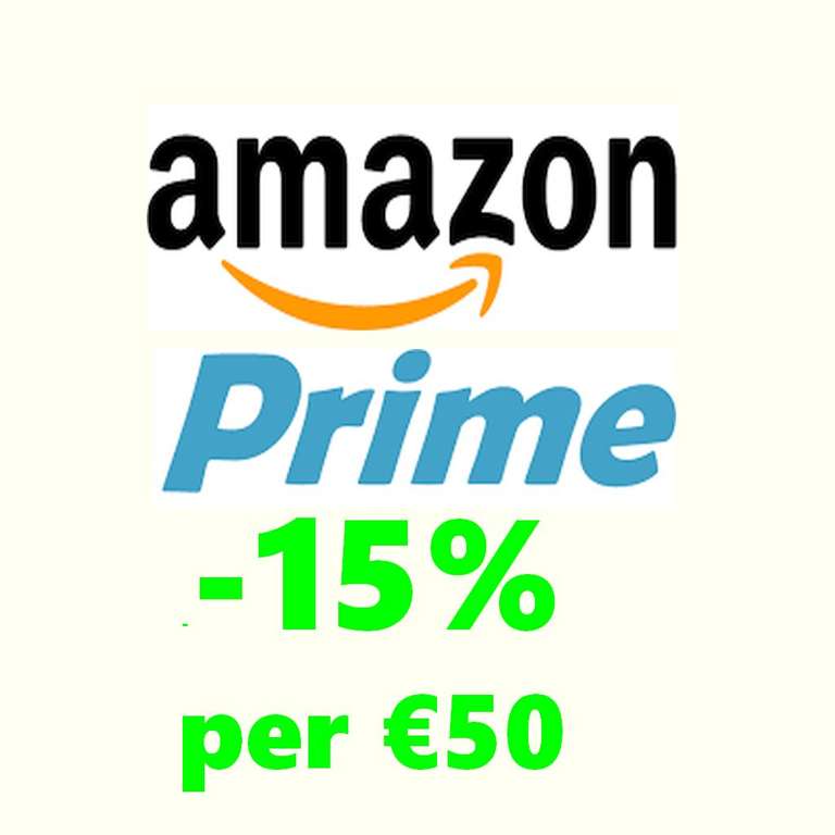 15% korting vanaf een aankoop van €50 op een selectie van artikelen @ Amazon NL / DE / ES / FR / IT / UK