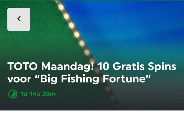 Toto maandag!! Gratis Spins voor "Big Fishing Fortune