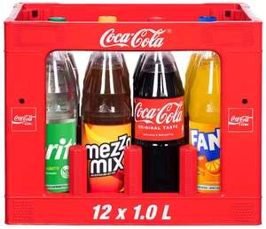 [Grensdeal] 12x 1L Coca-Cola, Fanta, Sprite, Mezzo @Kaufland