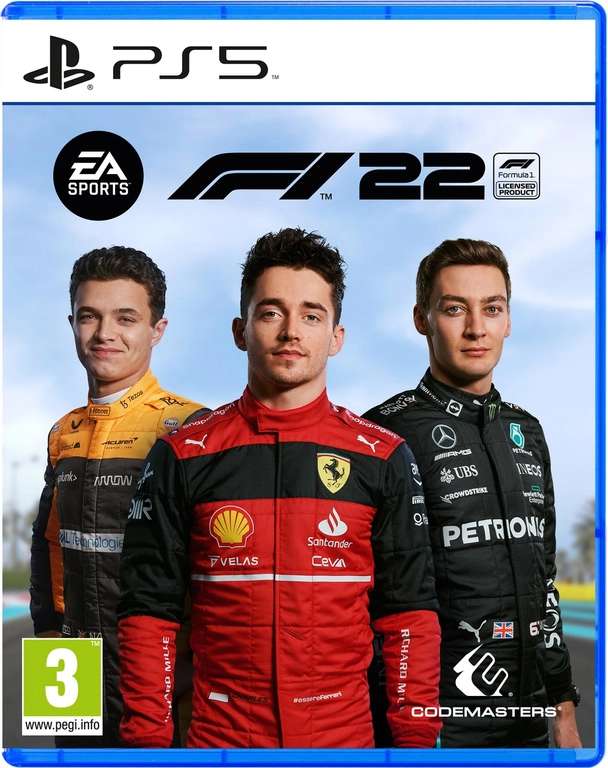 F1 2022 PS5 disk