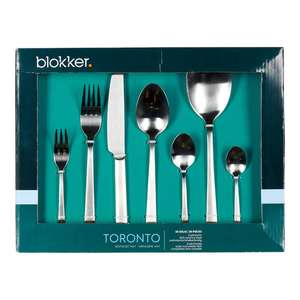 Toronto bestekset - 38-delig - 6 persoons - mat @Blokker