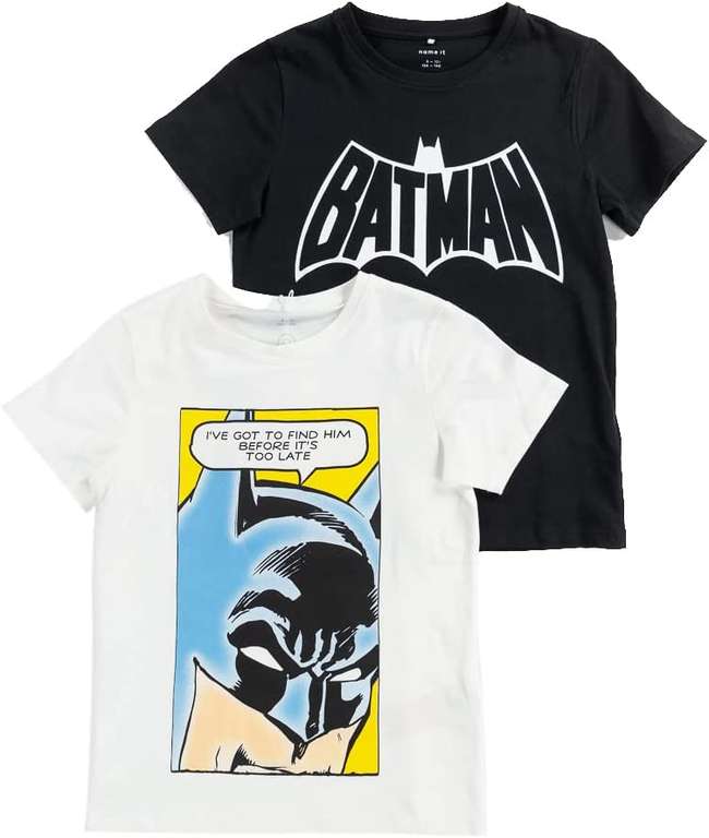 NAME IT Batman shirts 2stuks, Maat/grootte: 116 122-128 134-140 146-152