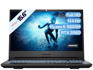 Medion 15.6" Erazer Deputy Gaming Laptop | Ryzen 5 | RTX 3060 | MD62343
