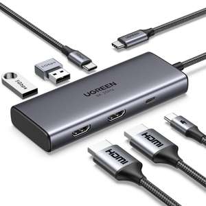 UGREEN 6-in-1 USB C Dock voor €29,99 @ Amazon NL / UGREEN