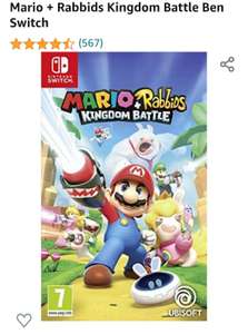 Mario + Rabbids Kingdom Battle Ben Switch
