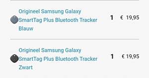 Origineel Samsung Galaxy SmartTag+ Bluetooth Tracker (aleen zwart nog leverbaar)