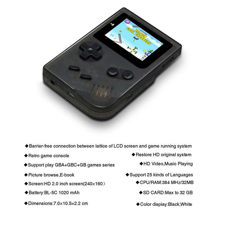 Retromini Draagbare Pocket console met 1169 games @Aliexpress