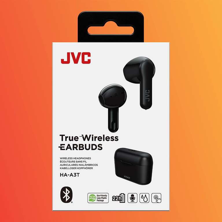 JVC HA-A3T-B True Wireless oordopjes