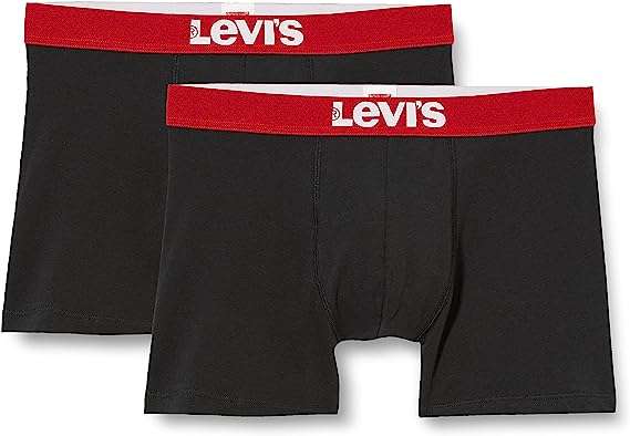 Levi's Levi's Solid Basic Boxers voor heren (6 stuks) heren boxershorts (maat M)