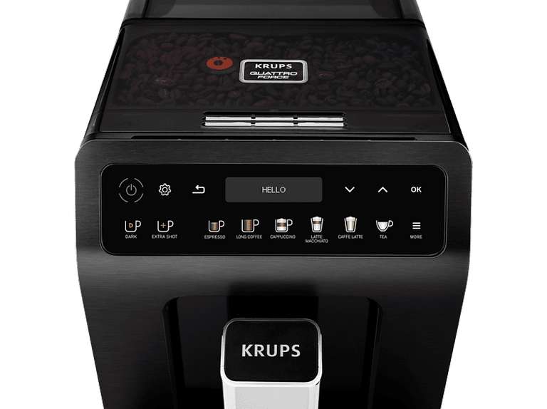 KRUPS Evidence Plus EA8948 volautomatische espressomachine voor €449 (na cashback) @ MediaMarkt