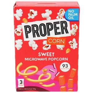 Propercorn Microwave Sweet Popcorn 3 Pack (210 g) @ Xenos