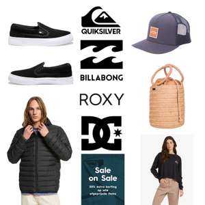 30% extra korting op de sale @ Quiksilver | DC Shoes | Roxy