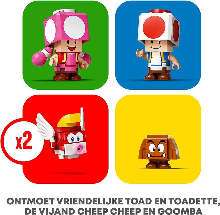LEGO 71368 Super Mario Uitbreidingsset: Toads Schattenjacht