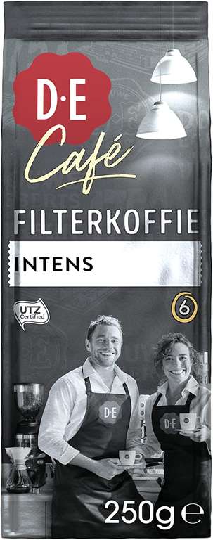 Douwe Egberts Filterkoffie D.E Café Intens - 6 X 250 Gram - 1.5 Kg