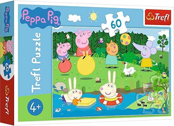 Trefl Peppa Pig vakantieplezier puzzel (60 stukjes) voor €1,54 @ Amazon.nl